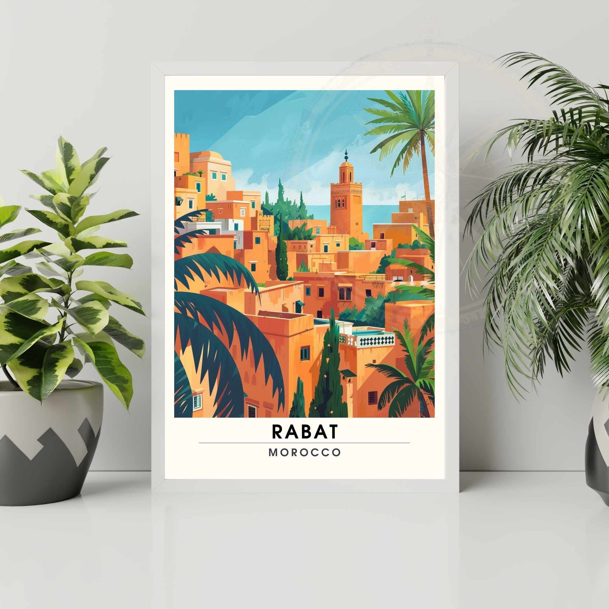Affiche Rabat, Marco | Impression Rabat  | Affiche de voyage Rabat-4