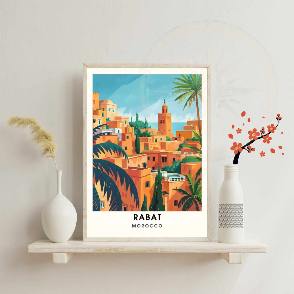 Affiche Rabat, Marco | Impression Rabat  | Affiche de voyage Rabat-2