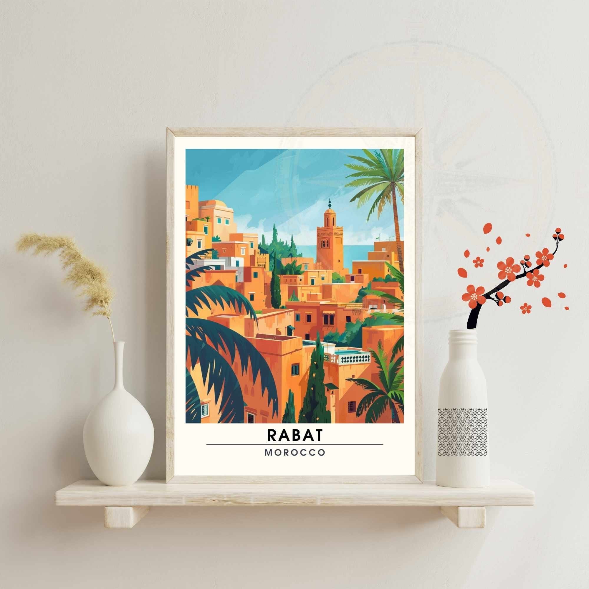 Affiche Rabat, Marco | Impression Rabat  | Affiche de voyage Rabat-2