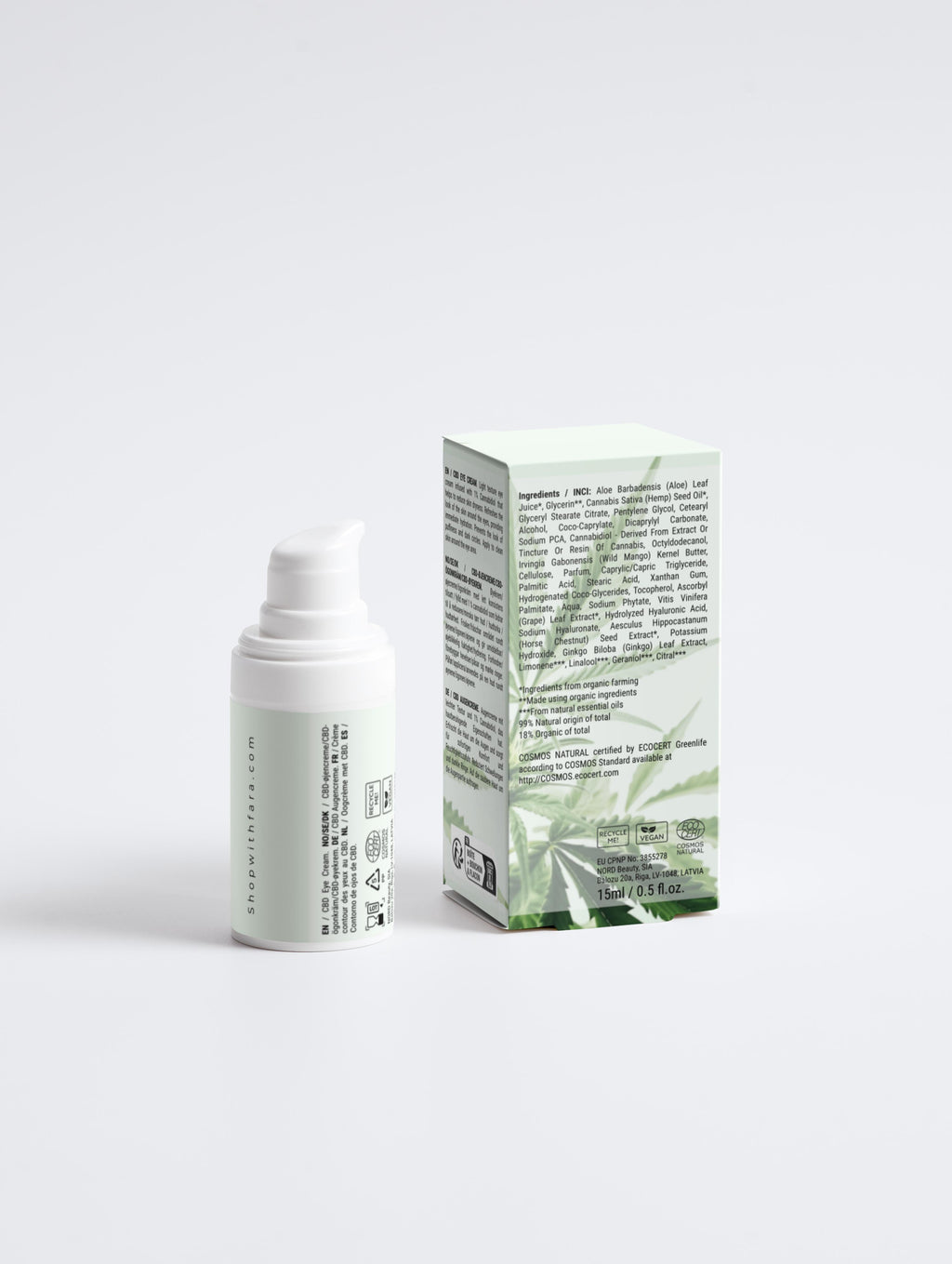 Calming Eye Cream with 1% CBD | Reduces Puffiness & Dark Circle by FA'RA - Fa'Ra Way