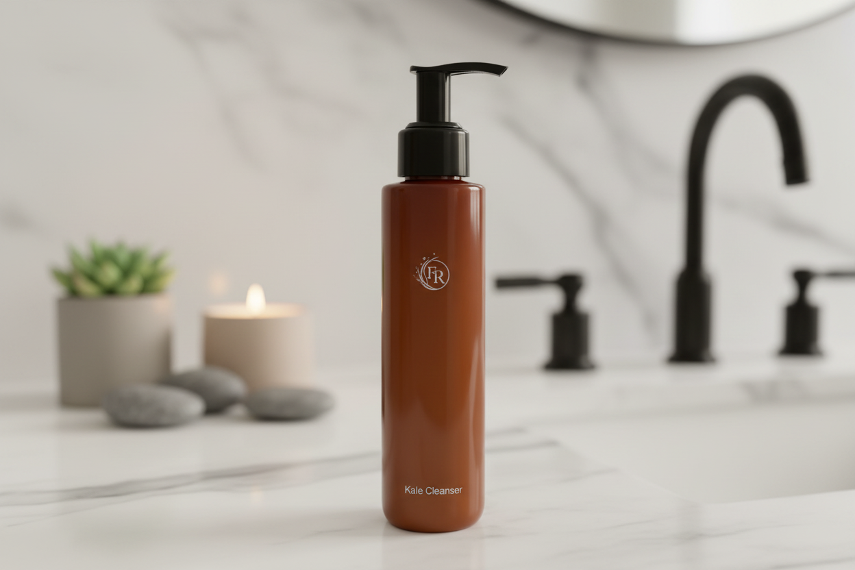 Kale Cleanser Full Bottle Close-Up