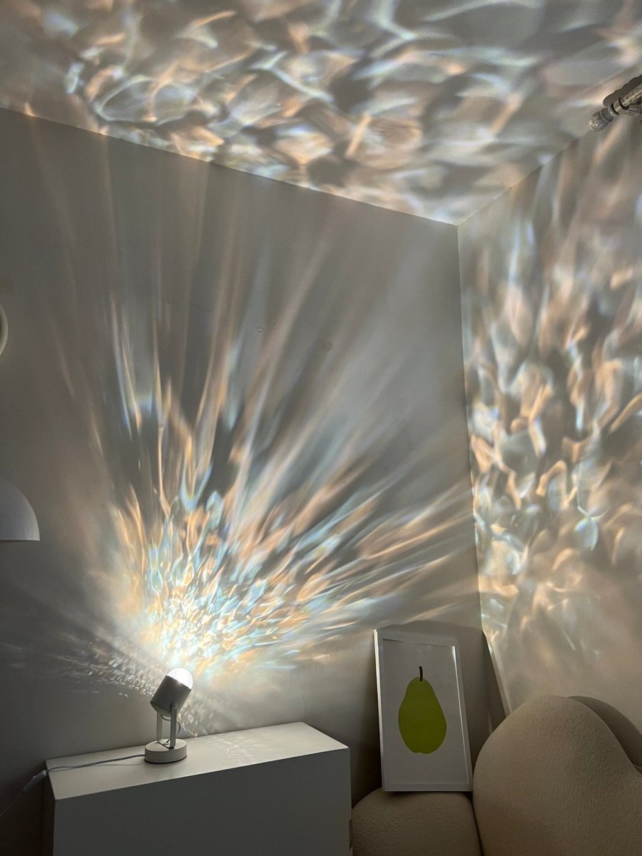 Ripple Projector Decorative Table Lamp - Creative Modern Ambient Night Light-2