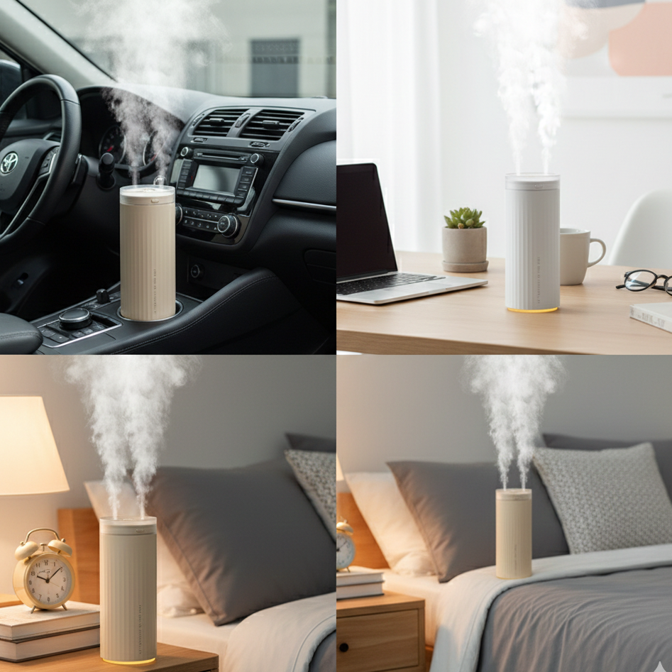Dual-Mist Desktop & Car Humidifier - Fa'Ra Way